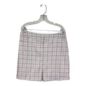 Tail White Label Golf Skort Multicolor White Plaid Size
